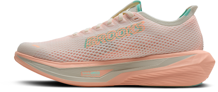 Brooks Womens Hyperion 3 - Coconut/Coral/Yucca - Neutral - SS26