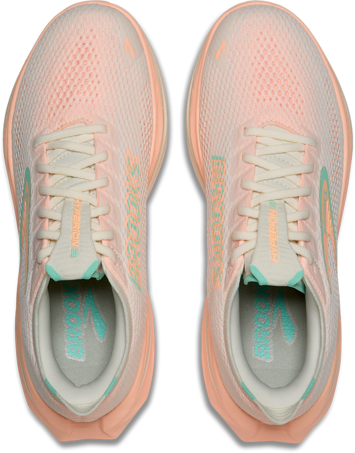 Brooks Womens Hyperion 3 - Coconut/Coral/Yucca - Neutral - SS26