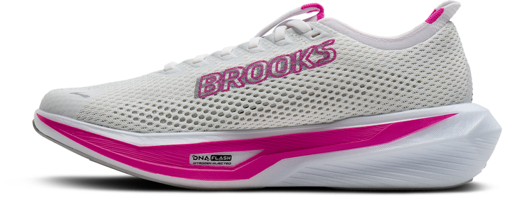 Brooks Womens Hyperion 3 - White/Luminary/Cyber Pink - Neutral - SS26