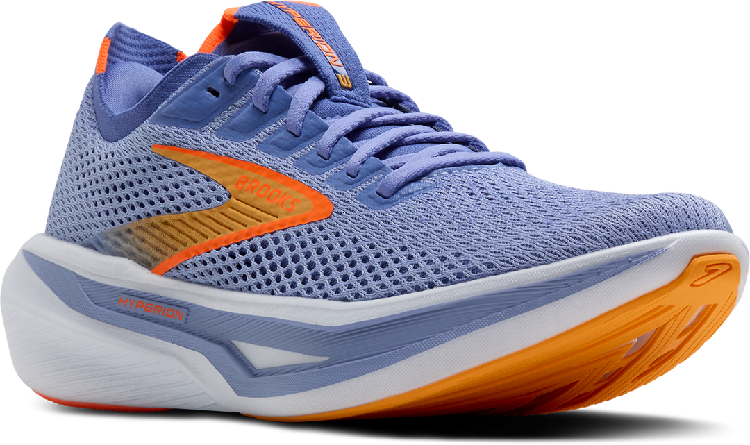 Brooks Womens Hyperion 3 - Blue Heron/Orange/White - Neutral - AW25