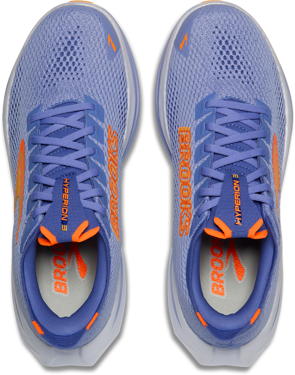 Brooks Womens Hyperion 3 - Blue Heron/Orange/White - Neutral - AW25