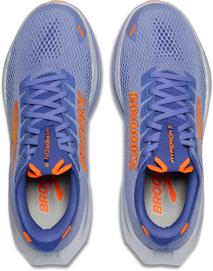 Brooks Womens Hyperion 3 - Blue Heron/Orange/White - Neutral - AW25