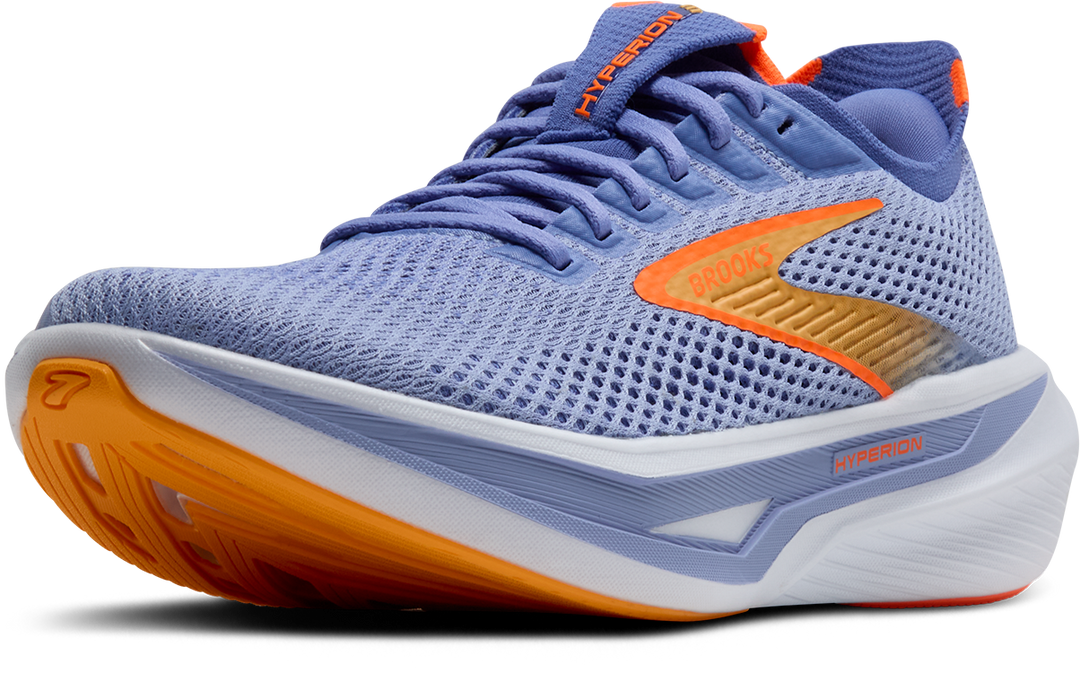 Brooks Womens Hyperion 3 - Blue Heron/Orange/White - Neutral - AW25