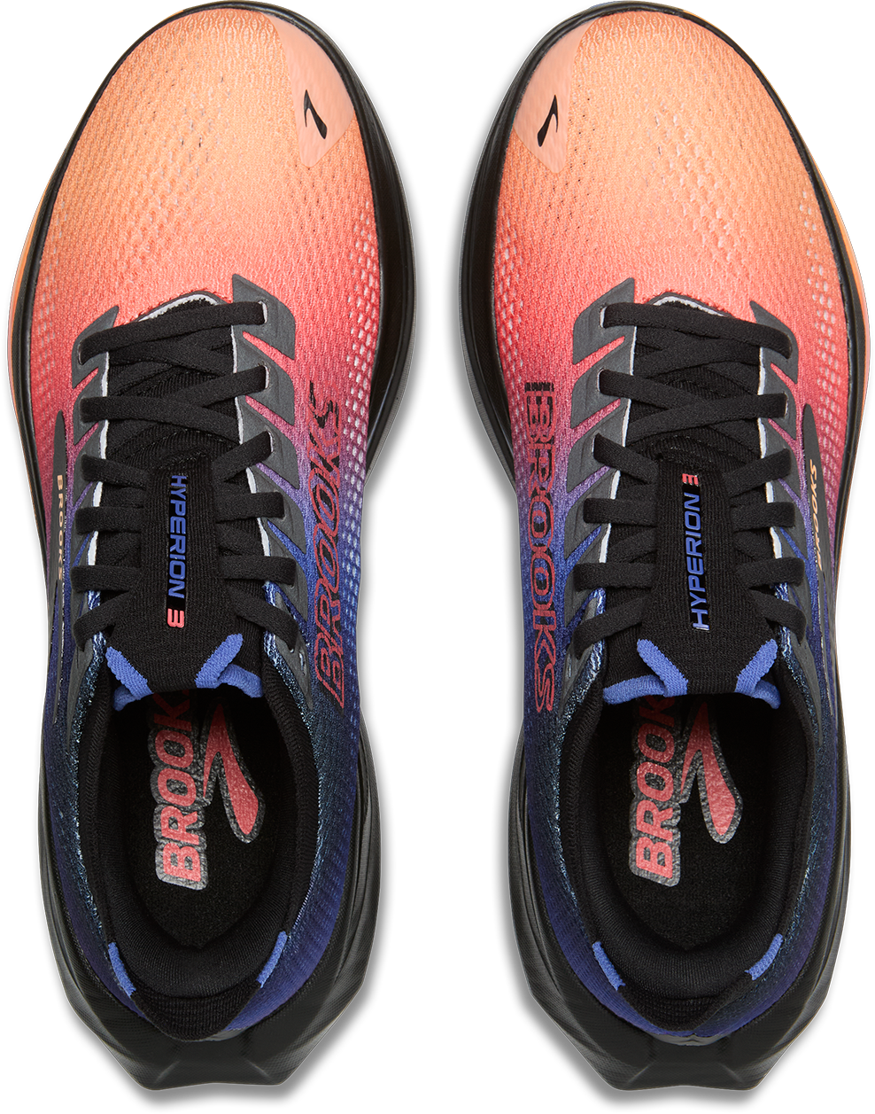 Brooks Womens Hyperion 3 - Blue/Coral/Papaya - Neutral - SS26