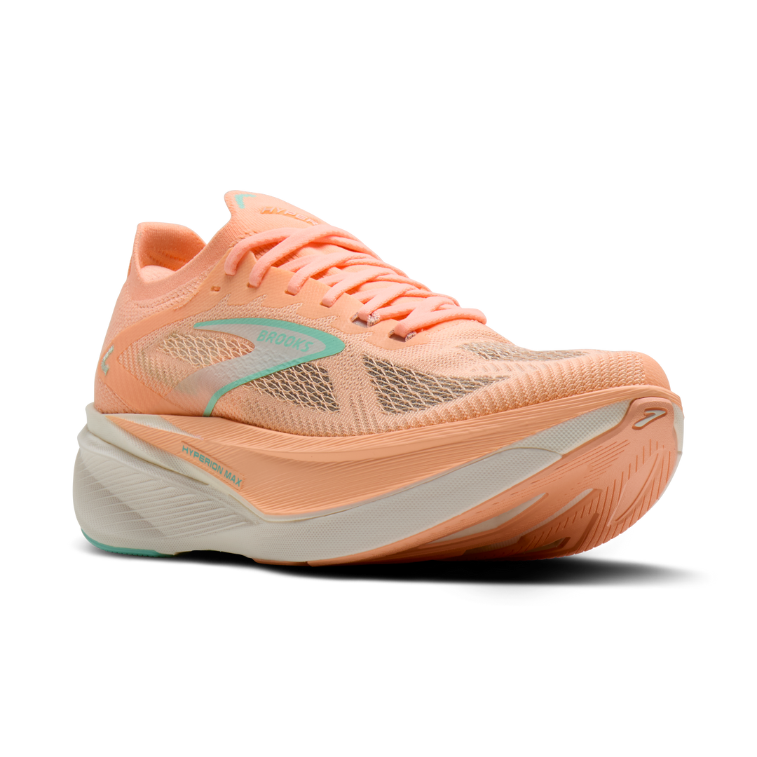 Brooks Womens Hyperion Max 3 - Coral/Yucca/Coconut - Neutral - SS26