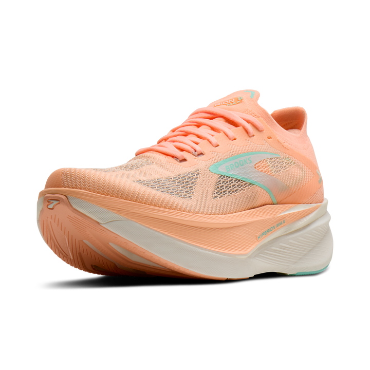 Brooks Womens Hyperion Max 3 - Coral/Yucca/Coconut - Neutral - SS26