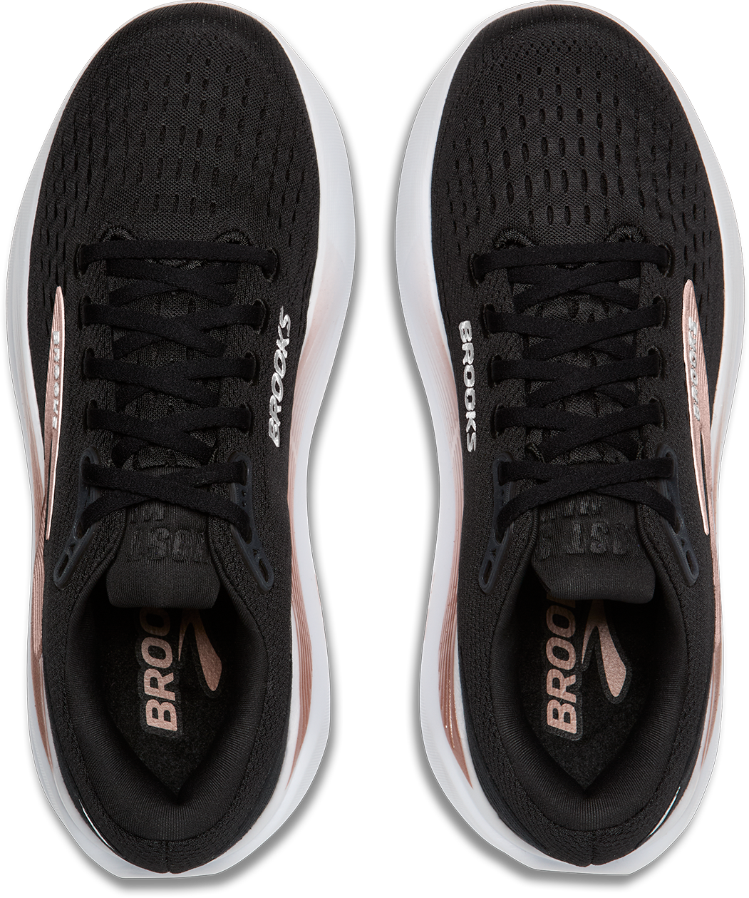 Brooks Womens Ghost Max 3 - Black/Black/Rose Gold - Neutral - AW25
