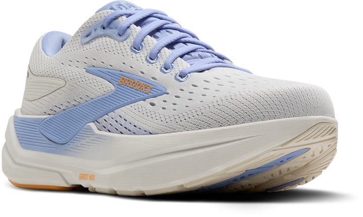 Brooks Womens Ghost Max 3 - Coconut/Blue Heron/Orange - Neutral - AW25