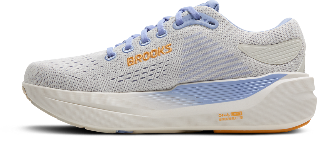Brooks Womens Ghost Max 3 - Coconut/Blue Heron/Orange - Neutral - AW25