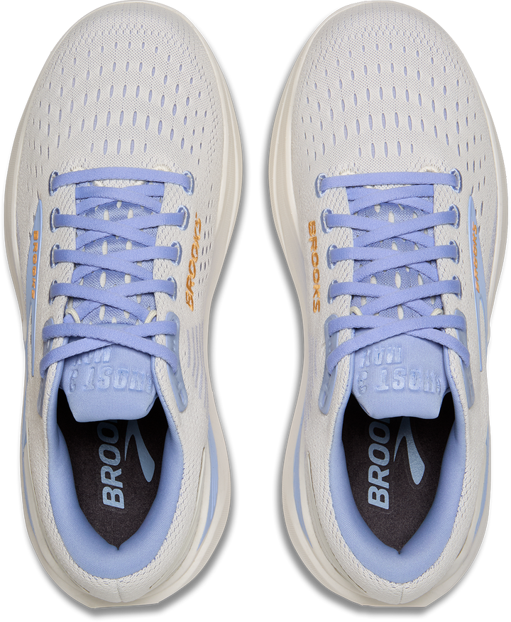 Brooks Womens Ghost Max 3 - Coconut/Blue Heron/Orange - Neutral - AW25