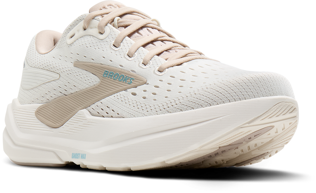 Brooks Womens Ghost Max 3 - Coconut/Chateau Grey/Blue - Neutral - AW25