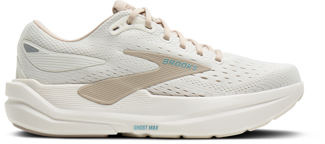 Brooks Womens Ghost Max 3 - Coconut/Chateau Grey/Blue - Neutral - AW25