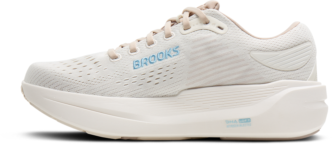 Brooks Womens Ghost Max 3 - Coconut/Chateau Grey/Blue - Neutral - AW25