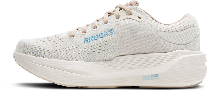 Brooks Womens Ghost Max 3 - Coconut/Chateau Grey/Blue - Neutral - AW25