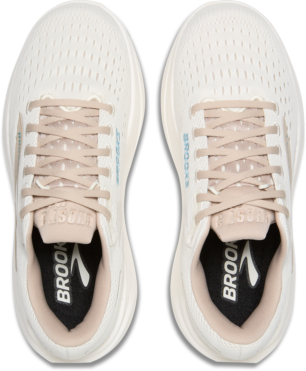 Brooks Womens Ghost Max 3 - Coconut/Chateau Grey/Blue - Neutral - AW25