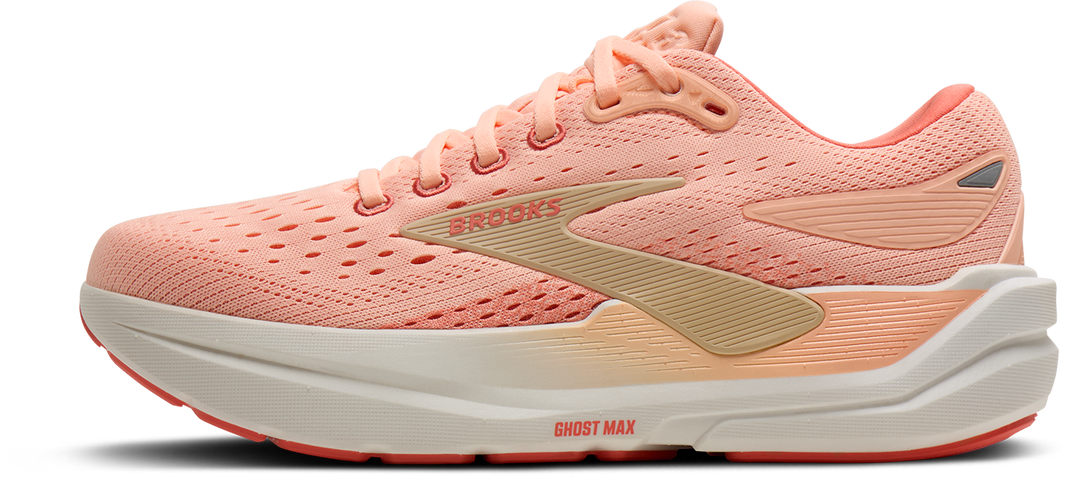 Brooks Womens Ghost Max 3 - Peach/Sand/Coconut - Neutral - SS26