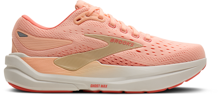 Brooks Womens Ghost Max 3 - Peach/Sand/Coconut - Neutral - SS26