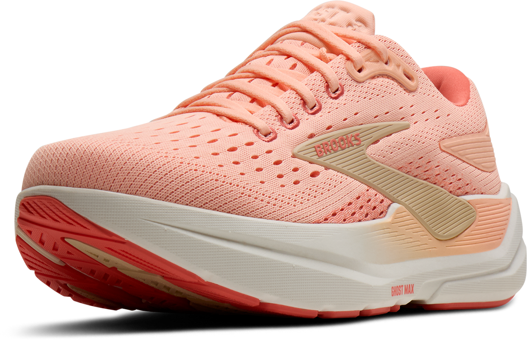 Brooks Womens Ghost Max 3 - Peach/Sand/Coconut - Neutral - SS26