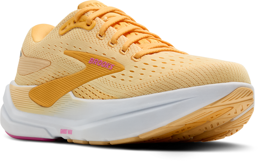 Brooks Womens Ghost Max 3 - Apricot/Apricot/Super Pink - Neutral - AW25