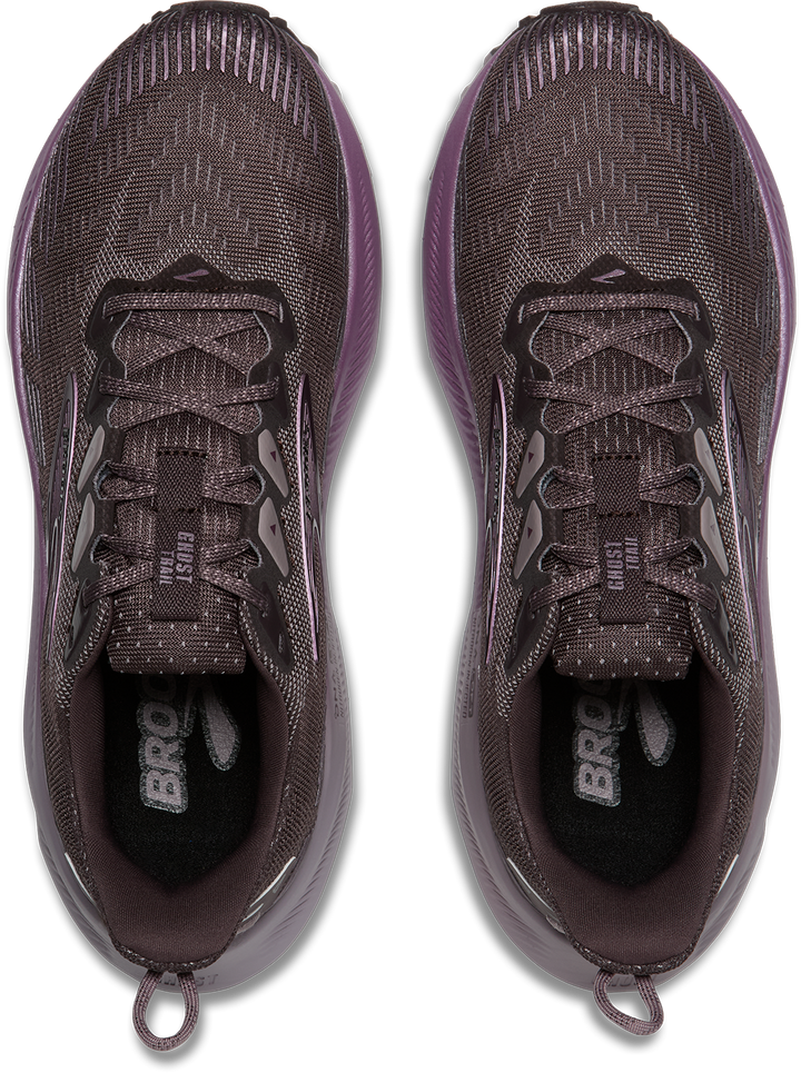 Brooks Womens Ghost Trail - Raisin/Purple/Metallic - Trail - AW26