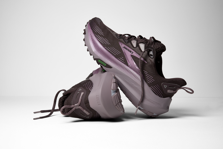Brooks Womens Ghost Trail - Raisin/Purple/Metallic - Trail - AW26