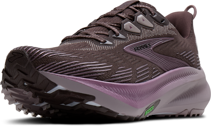 Brooks Womens Ghost Trail - Raisin/Purple/Metallic - Trail - AW26