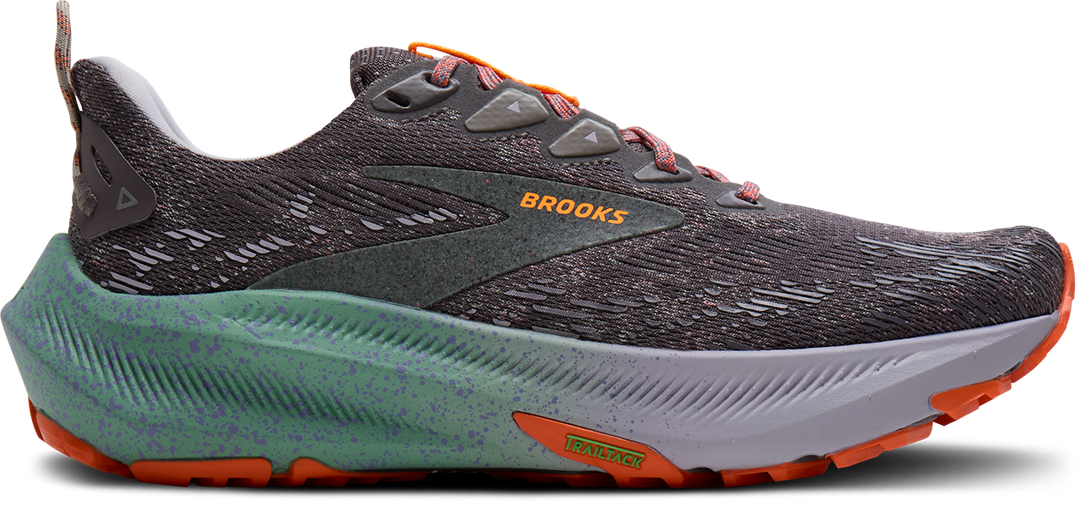 Brooks Womens Ghost Trail - Shark/Jade/Orange - Trail - AW26