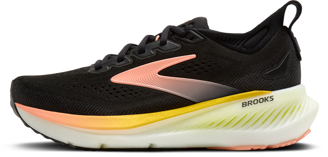 Brooks Womens Glycerin 23 - Black/Peach/Nightlife - Neutral - AW26