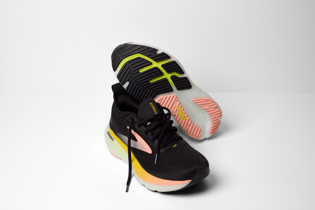 Brooks Womens Glycerin 23 - Black/Peach/Nightlife - Neutral - AW26
