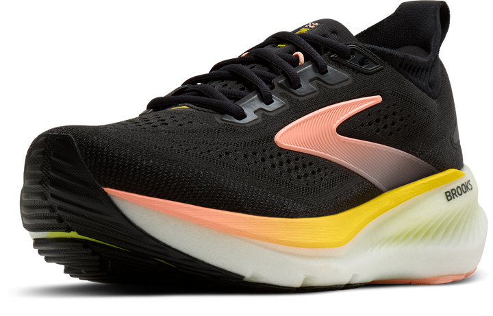 Brooks Womens Glycerin 23 - Black/Peach/Nightlife - Neutral - AW26