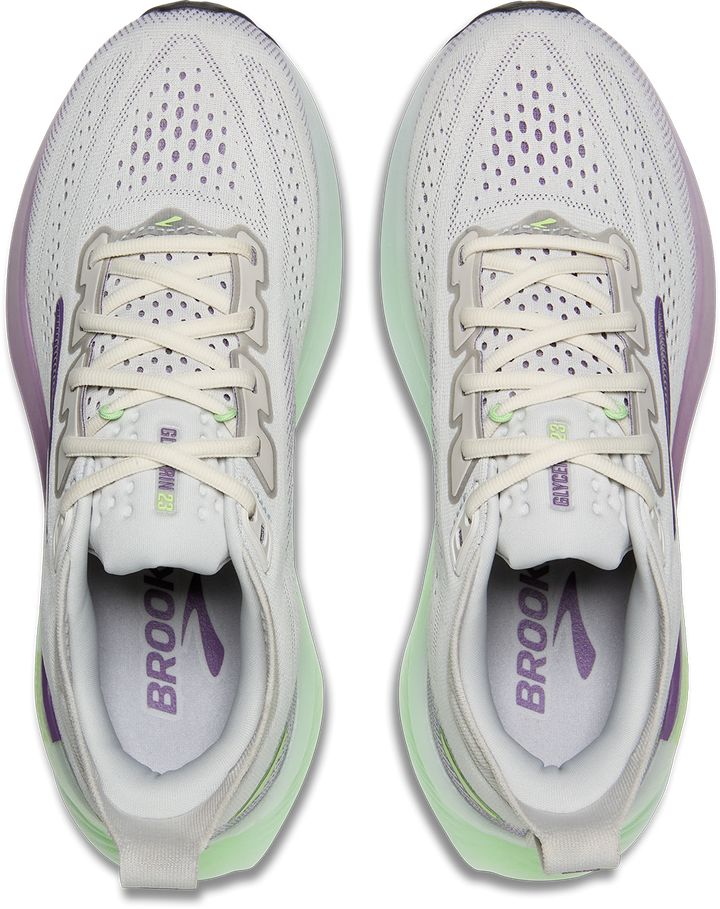 Brooks Womens Glycerin 23 - Antarctica/Grape/Green Gecko - Neutral - AW26