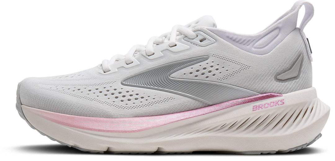 Brooks Womens Glycerin 23 - White/Harbor Mist/Metallic - Neutral - SS26