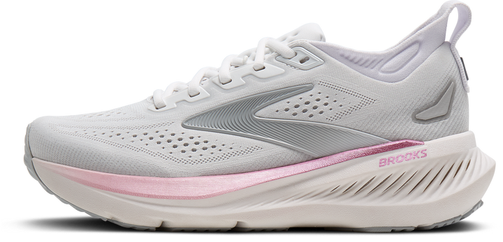 Brooks Womens Glycerin 23 - White/Harbor Mist/Metallic - Neutral - SS26
