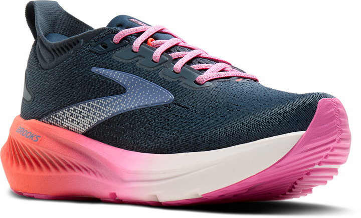 Brooks Womens Glycerin 23 - Sea/Strawberry/Coral - Neutral - AW26