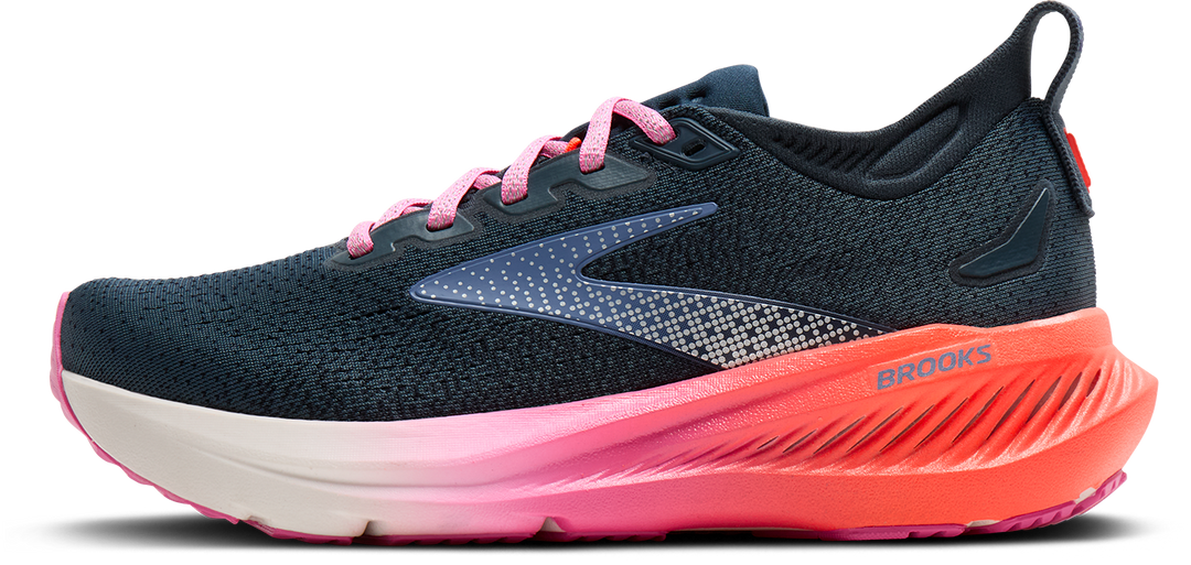 Brooks Womens Glycerin 23 - Sea/Strawberry/Coral - Neutral - AW26