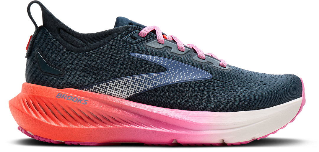 Brooks Womens Glycerin 23 - Sea/Strawberry/Coral - Neutral - AW26