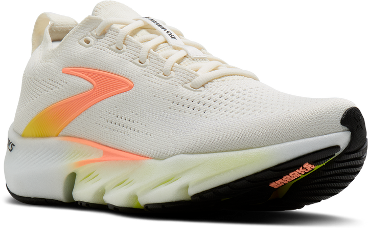 Brooks Womens Glycerin Flex - White/Peach/Nightlife - AW26