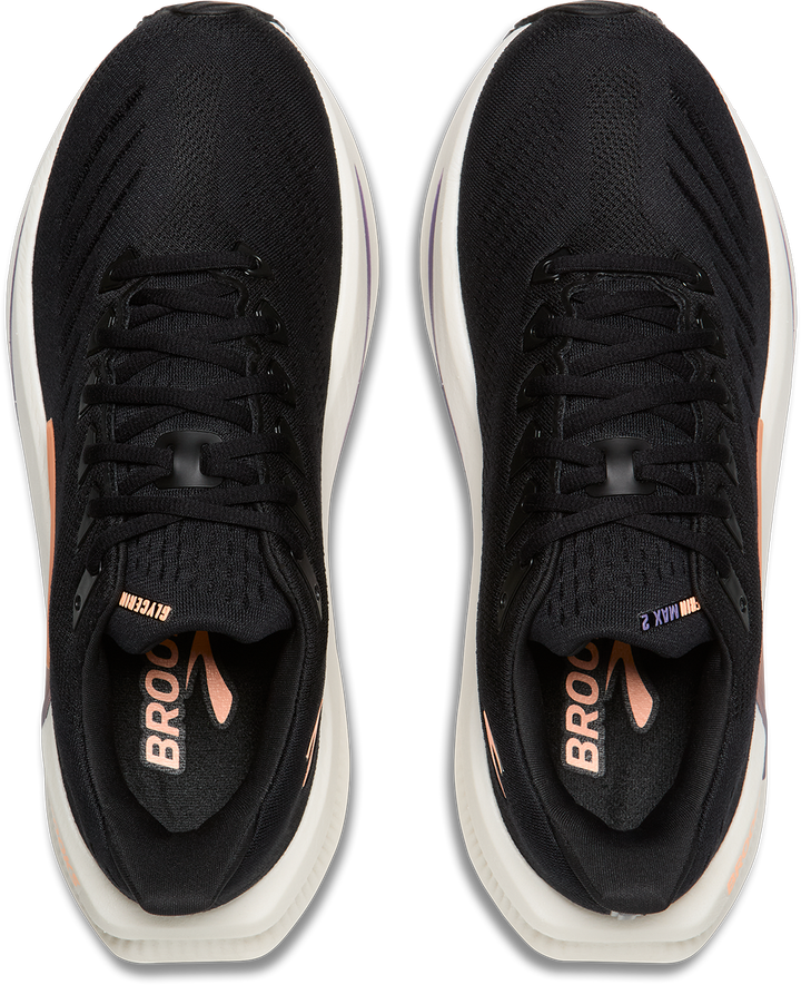 Brooks Womens Glycerin Max 2 - Black/Peach/Clear - Neutral - AW26