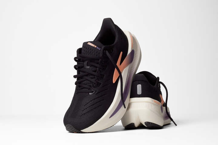 Brooks Womens Glycerin Max 2 - Black/Peach/Clear - Neutral - AW26