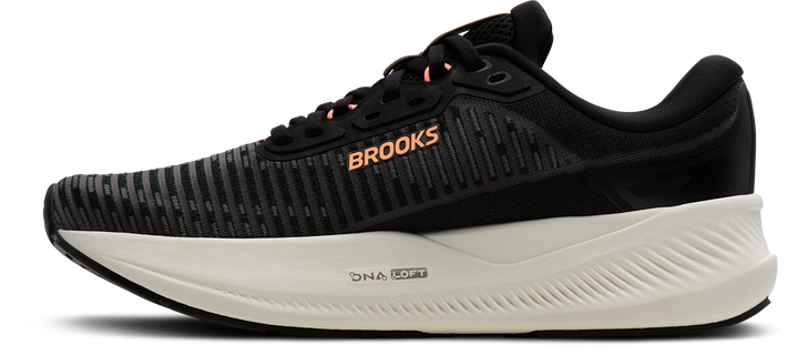 Brooks Womens Revel Max - Black/Blackened Pearl/Coral - Neutral - AW26
