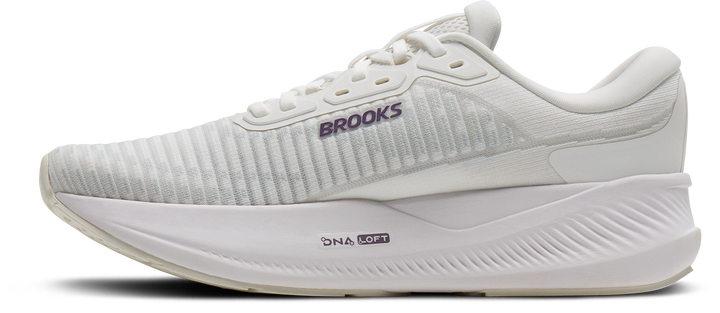 Brooks Womens Revel Max - Bright White/Mulled Grape/Peach - Neutral - AW26