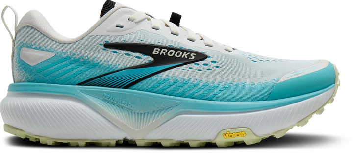 Brooks Womens Cascadia 20 - White/Blue/Black - Trail - AW26