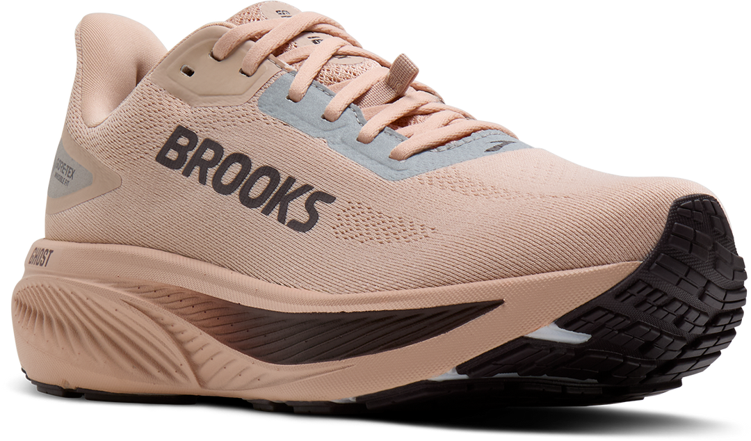 Brooks Womens Ghost 18 GTX - Rose Dust/Raisin - Neutral - AW26