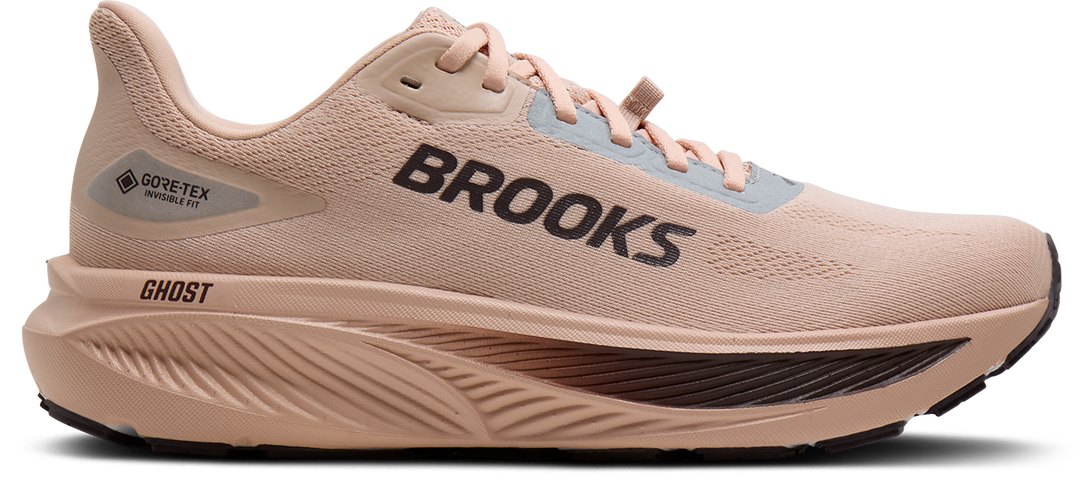 Brooks Womens Ghost 18 GTX - Rose Dust/Raisin - Neutral - AW26