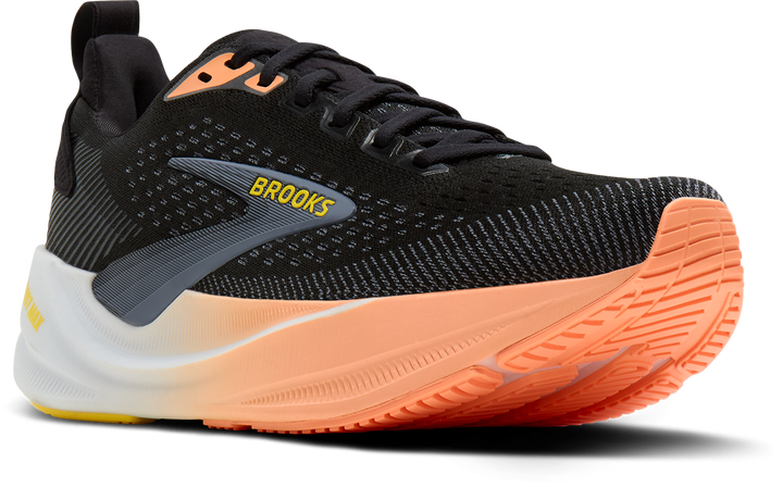 Brooks Womens Ghost Max 4 - Black/Folkstone/Cyber Peach - Neutral - AW26