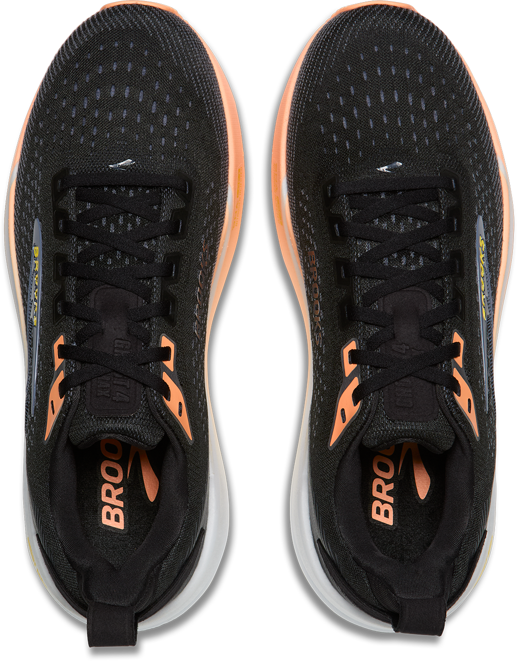 Brooks Womens Ghost Max 4 - Black/Folkstone/Cyber Peach - Neutral - AW26