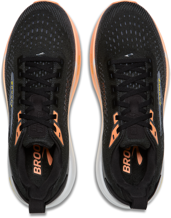 Brooks Womens Ghost Max 4 - Black/Folkstone/Cyber Peach - Neutral - AW26