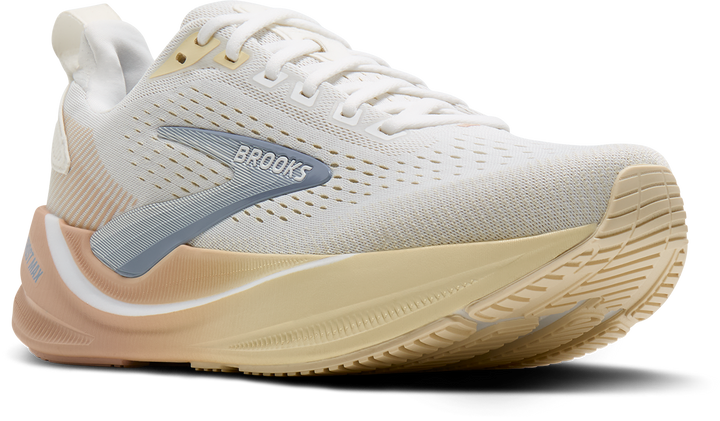 Brooks Womens Ghost Max 4 - White/Rose/Rutabaga - Neutral - AW26
