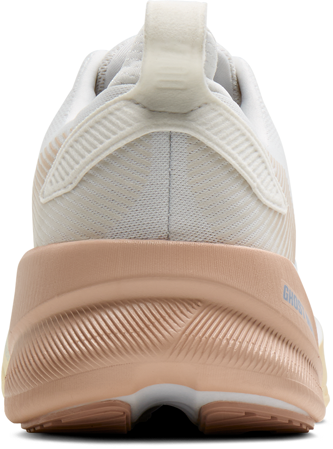 Brooks Womens Ghost Max 4 - White/Rose/Rutabaga - Neutral - AW26