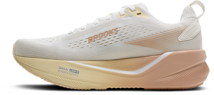 Brooks Womens Ghost Max 4 - White/Rose/Rutabaga - Neutral - AW26